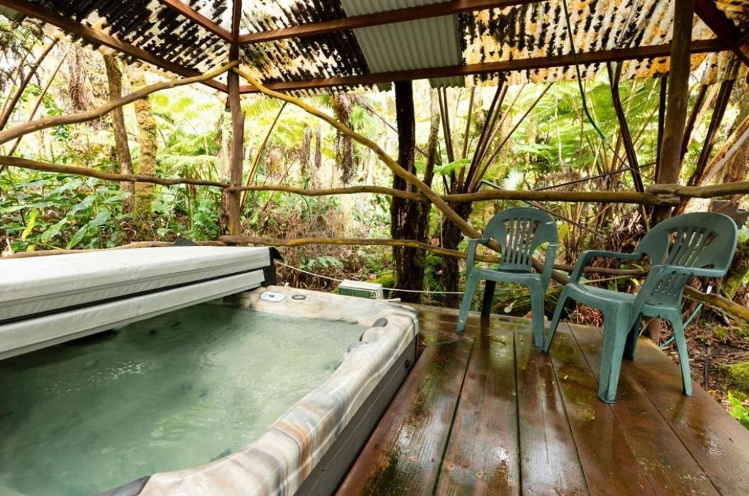 Villa Halema'Uma'U- Hale Kumu La'Au Volcano Exterior foto